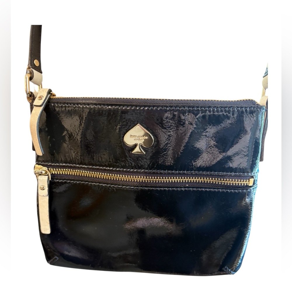 🖤 Kate Spade Black Patent Leather Crossbody Bag 🖤